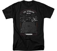 OPPUYYGHV The Shining Overlook-S S Adult 18 1-Black Manches Courtes(Large)
