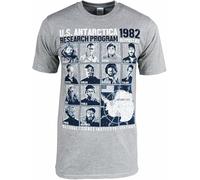 OPPUYYGHV The Thing Outpost #31 Mens T Shirt John Carpenter Heather Grey Horror Movie Colour9 Manches Courtes(Small)