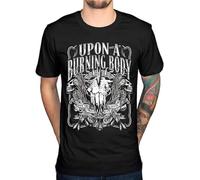OPPUYYGHV Upon A Burning Body Texas T-Shirt Red White Green Genocide The World Manches Courtes(3X-Large)