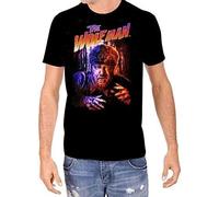 OPPUYYGHV Wolfman in Color Lon Chaney Universal Monsters Men's T-Shirt Black Manches Courtes(X-Large)