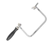 OPPWONG Arc de Scie à Bijoux Portable avec 12 Lames pour le Traitement des Bijoux, Poignée Compacte et Ergonomique pour un Fonctionnement Confortable, Outil à Poignée en Forme de U pour les Amateurs
