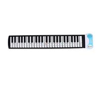 OPPWONG Autocollant Transparent Amovible pour Clavier de Piano Adhésif Longue Durée Facile à Utiliser pour les Débutants Convient pour Piano électronique 61/88 Touches PVC Noir 11 X 7,4 Pouces