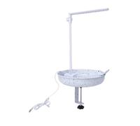 OPPWONG Bain d'oiseaux monté sur Pont, Bol de 5 Cm de Profondeur,