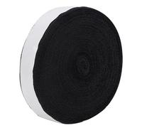 OPPWONG Bande Antidérapante pour Raquette de Badminton, Absorbant la Sueur, Antidérapante, pour Une Prise Confortable, 10m, Blanc (Black)
