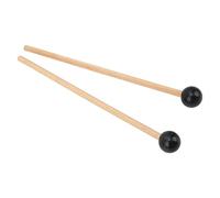 OPPWONG Bâton de Maillet de Tambour de Langue pour une Expérience de Jeu Améliorée, adapté à les Musiciens, Bois Massif + Caoutchouc (Grande taille)