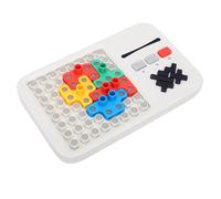 OPPWONG Blocs de Motifs Assortis, Jeu de Puzzle, Jouets STEM, Jeu éducatif, Casse-tête électronique, Jouet de Puzzle Portable, Assez Compact comme Cadeau Captivant pour Les 6 Ans