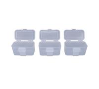 OPPWONG Boîtes de Matériel de Pêche Portables avec Transparence Transparente et Construction Robuste pour un Accès Facile aux Appâts pour les Débutants, Paquet de 3