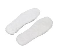 OPPWONG Boot Inders, Chauffe-pied pour les Pieds Gardez au Chaud épaississement du Tampon à Chaussures Inserts les Semelles Intimes en Peluche Blanche Douce pour les Bottes de Pluie Boots Chaussures