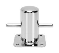 OPPWONG Borne D'Amarrage Marine en Acier Inoxydable 316, Taquet de Quai de Bateau Robuste 80x90mm avec Surface Polie Miroir pour Un Amarrage sécurisé
