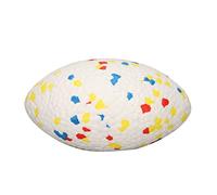 OPPWONG Boules de Chien pour Mâcher Agressifs, 5,5 Pouces Color de Chien Rugby Jouet Indestructible Baule de Chien Boule de Chien Dents Broyant Un Pouvoir Rebondissant Puissant