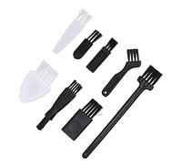OPPWONG Brosse de Nettoyage pour Rasoir, 8 Pièces, Poignée Ergonomique, Brosse de Conception Antidérapante, Poils Doux pour la Peau avec un Fort Pouvoir de Nettoyage, Idéal pour les Appareils