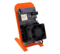 OPPWONG BTC Solo Mining Machine, 1,30 TH/s 15 W Connectivité sans Fil Surveillance en Temps Réel Crypto Miner avec écran LED 0,91 Pouces Support imprimé 3D Home Bitcoin Miner pour la (Prise UE)
