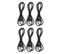OPPWONG Câble D'alimentation USB vers DC, 6PCS Connecteur Câble D'alimentation DC 5V Cord D'alimentation USB TO ROUND PLIGNE 2.0 Un Mâle à 5,5x2,1 Mm Jack de Charge pour le Chien