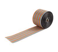 OPPWONG Câble Plat Arc-en-ciel à Pas D'espacement de 1,27 Mm pour le Câblage Interne de L'électronique et des Transformateurs, Largeur 5,08 Cm, 3 Mètres (2 mètres de long)