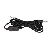 OPPWONG Câble pour Casque de Jeu, Contrôle du Volume du Microphone, Paire Torsadée, Fil de Cuivre OFC pour écouteurs G433, GPRO, GPROX, Prise 2 Mètres 3,5 Mm