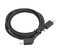 OPPWONG Câble USB C vers USB C, Câble de Transfert de Données 20 Gbit/s, de Streaming 4K avec Câblage à 18 Conducteurs de 1,2 M de Long et Connecteur coudé 125, Idéal pour les Lunettes AR VR comme