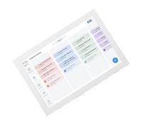 OPPWONG Calendrier Numérique de 10,1 Pouces, Planificateur Familial Interactif à écran Tactile, Calendrier d'organisation électronique avec compatibilité, Idéal pour l'organisation de la Maison