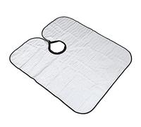 OPPWONG Cape de Coupe de Cheveux, Châle de Teinture de Cheveux, Antistatique, Doux et Confortable, Outil de Coiffure de Salon, Idéal pour les Stylistes Professionnels et un Usage Domestique, Gris