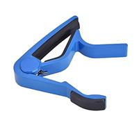 OPPWONG Capodastre de Guitare Portatif Durable avec Accordeur Folk Portable à Dégagement Rapide pour les Musiciens en Déplacement (BLUE)