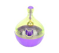 OPPWONG Cat Puzzle Feeder, Animal de Compagnie Slow Feeder Treat Ball Cat Treat Dispenser Interactive Cat Toy Treat Dog Ball Dispensing Dog Toys Enrichment Cat et Exercice Toy pour Chat