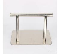 OPPWONG Chaise de Coiffure de Barbier de Repose-Pieds en Acier Inoxydable Durable pour Une Expérience Client Inoubliable