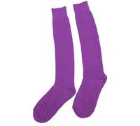 OPPWONG Chaussettes d'escrime, Bas de Protection en Coton Doux et Respirant, Chaussettes à 3D pour épée, Sabre et Fleuret, Unisexe Adulte Enfant Violet (XS)