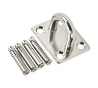 OPPWONG Cintre pour Hamac, Support de Montage au Plafond en Acier Inoxydable, Support de Suspension pour Balançoire de Yoga avec Boucle de Porte Carrée, capacité de Charge de 250 Kg