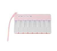 OPPWONG Clavier de Piano Portable avec Lumières Colorées, 7 Chansons de Démonstration pour Enfants, Cadeau pour Tout-Petits, Mini Piano électronique, Instrument de Musique, Jouet Rose