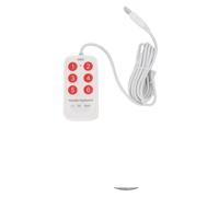 OPPWONG Clavier Filaire Programmable USB à 6 Touches pour Le Travail de Jeu, Mini Clavier Macro Fin ABS avec Fonction Multimédia, Symbole de Chaîne et Taille Portable