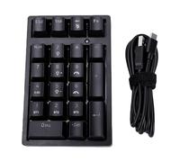 OPPWONG Clavier Numérique Mécanique Bluetooth, 21 Touches, Rétroéclairage Rvb, avec Arbre de Réduction du Bruit, pour Le Traitement des Factures, Rapprochement Bancaire