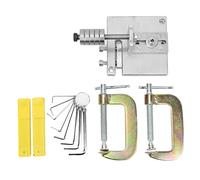 OPPWONG Coupe-lanières en Aluminium et Cuir avec Lame Remplaçable, Design Ergonomique, Assemblage Démontable pour le Bricolage, Fabrication Soignée, Outil Pratique pour la Plupart des