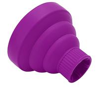 OPPWONG Diffuseur de Sèche-Cheveux Portable Universel Pliable, Diffuseur de Soufflage Pliable pour Cheveux Bouclés Naturels, Prévention des Dommages Causés par la Chaleur pour les Types de (PURPLE)