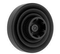 OPPWONG Diffuseur de Sèche-Cheveux Portable Universel Pliable, Diffuseur de Soufflage Pliable pour Cheveux Bouclés Naturels, Prévention des Dommages Causés par la Chaleur pour les Types de (BLACK)