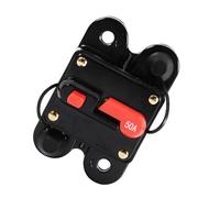 OPPWONG Disjoncteur Réinitialiser Porte-Fusible Boîtier High-tech Étanche pour Voiture Bateau 12-24V 50A-100A Bonne Conductivité Électrique Idéal pour les Amateurs de Navigation Nautique (50A)