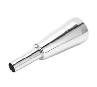 OPPWONG Embout de Trompette en Métal 3C Durable, Couleur Vive, Son Sonore Riche pour les Joueurs de Trompette (SILVER)