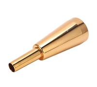 OPPWONG Embout de Trompette en Métal 3C Durable, Couleur Vive, Son Sonore Riche pour les Joueurs de Trompette (GOLD)