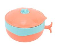 OPPWONG Ensemble de Bols à Glace Durables pour Enfants, Design Charmant pour les Aventures de Crème Glacée pour Enfants Matériau: Plastique, Acier Inoxydable (PINK)