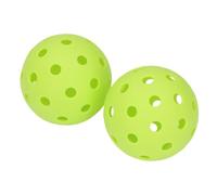 OPPWONG Ensemble de Pickleball en Plastique PE à Haute élasticité, 40 Trous, 12 Pièces, pour la Pratique du Forage en Extérieur, adapté à Les âges (Green)
