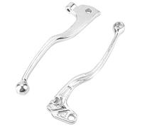 OPPWONG Ensemble de Poignées de Levier de Frein argenté de qualité Supérieure pour Moto, adapté à YZ80 YZ125, Augmente la sécurité de Conduite pour les Cyclistes de Niveaux
