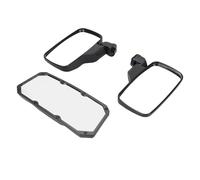 OPPWONG Ensemble de Rétroviseurs et Rétroviseurs Latéraux UTV, Convexes Pliables à Vision Large, Miroir Anti-éclaboussures avec Construction Durable, Idéal pour 500, 570, 900, 1000 XP General