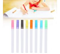 OPPWONG Ensemble de Stylos à Contour, 8 Pièces, Stylos D'écriture et de Dessin à Double Ligne de Couleur Vive pour L'artisanat et les œuvres D'art, Largeur de Ligne de 1 à 2mm