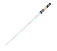OPPWONG Épée Rétractable, épée Extensible Légère en Matériau PLA avec Rétraction à Une clé pour Les Conventions de Performances de Cosplay (Lame dégradé Arc-en-Ciel)
