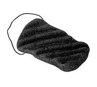 OPPWONG Éponges Naturelles pour le Visage et le Corps, Sèches pour Produits de Soins du Visage, Flutter en Forme de Cœur, Applicables aux Peaux Sensibles/peau de bébé (Ondes longues noires (sèches))