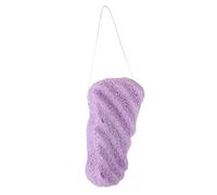 OPPWONG Éponges Naturelles pour le Visage et le Corps, Sèches pour Produits de Soins du Visage, Flutter en Forme de Cœur, Applicables aux Peaux Sensibles/peau de bébé (Longues vagues violettes