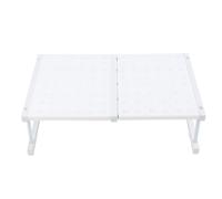 OPPWONG Étagère Extensible pour Garde-Robe, Solution de Rangement Ultime pour Placard, Acier au Carbone Multifonctionnel, 1 Ensemble (Longueur 47-68 cm / 18,5-26,8 Pouces)