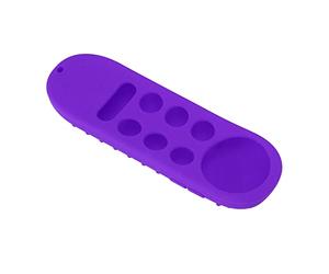 OPPWONG Étui de Protection Léger en Silicone pour Télécommande Chromecast avec TV, Fabrication Exquise pour L'accès à Les Boutons, 27 G (Ensemble Violet)