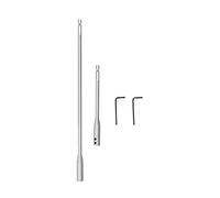 OPPWONG Extendeur de Peu de Perceuse, Prolongateur en Bois de Peu de Perceuse de Pelle Support de Peu D'extension de Perceuse Long Axe en Acier à Haute Teneur en Carbone D'extension de