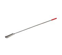 OPPWONG Fairehornes pour les Seniors à Longue Portée, Corne de Chaussure à Poignée Longue Cale de Chaussures à Poignée duré (rouge)