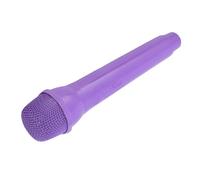 OPPWONG Faux Accessoire de Microphone, Accessoire de Microphone en Plastique Réaliste, Léger, Portable, échelle 1:1, Pratique de la Parole, Faux Micro pour Le Cosplay et la Prise de Photos (Violet