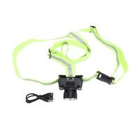 OPPWONG Feu de Course, Feu Avant 500 LM avec Gilet Réfléchissant à 360 Degrés, équipement de Course étanche IPX4 pour Le Cyclisme, la Randonnée, la Promenade du Chien